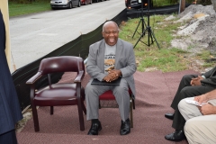 Pastor Valvern Wittock at BALM groundbreaking