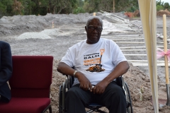Bishop Thompson at BALM groundbreaking